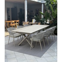 Lexpo Elba havebord inkl. 6 stk Bora havestol