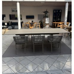 Lexpo Elba havebord inkl. 6 stk Bora havestol