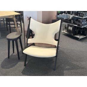 Audo Knitting Lnestol Mrkbejdset eg. Stof Barnum Bouclé 24