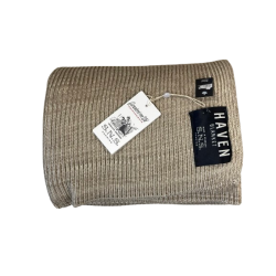 S.N.S Herning HAVEN blanket, caramel latt� melange
