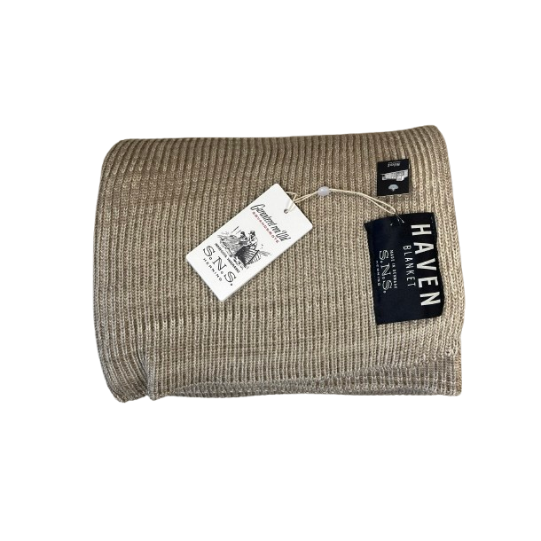S.N.S Herning HAVEN blanket, caramel latt� melange