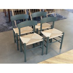 Fredericia Furniture J39 Khaki gr�n 4 stk