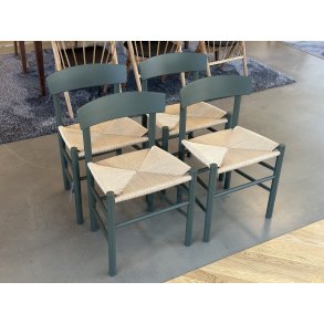 Fredericia Furniture J39 Khaki gr�n 4 stk