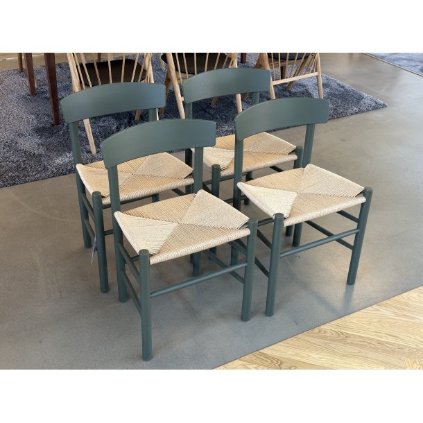 Fredericia Furniture J39 Khaki gr�n 4 stk