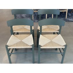 Fredericia Furniture J39 Khaki gr�n 4 stk