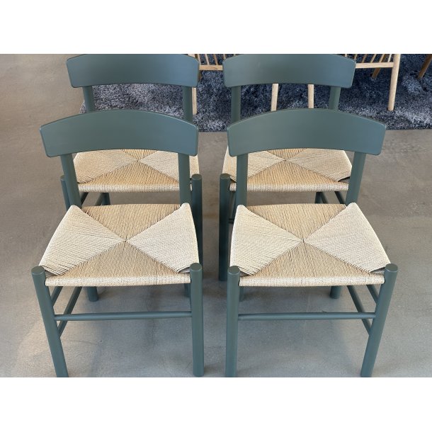 Fredericia Furniture J39 Khaki gr�n 4 stk