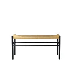 FDB M�bler J163 Klaverb�nk � sort lak