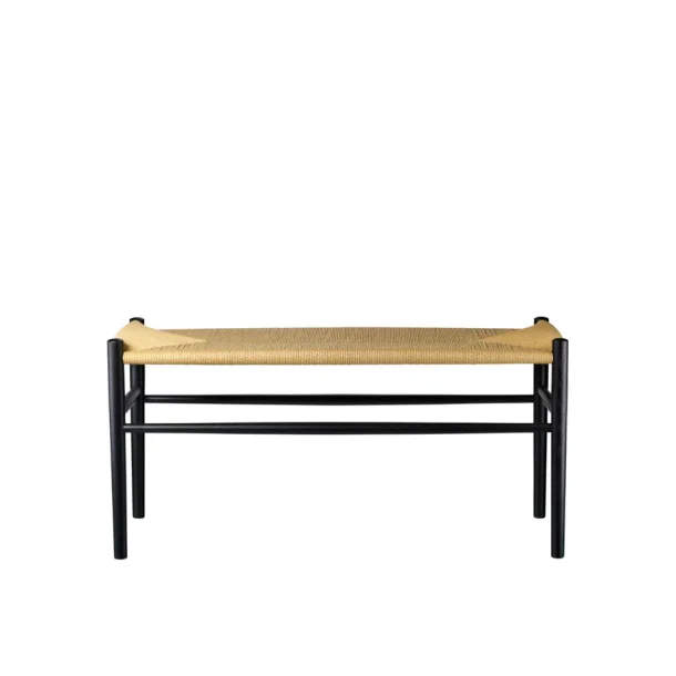 FDB M�bler J163 Klaverb�nk � sort lak