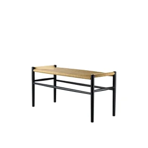 FDB M�bler J163 Klaverb�nk � sort lak