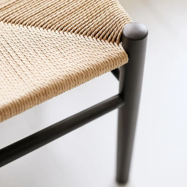 FDB M�bler J163 Klaverb�nk � sort lak