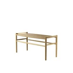 FDB M�bler J163 klaverb�nk, eg - flet 