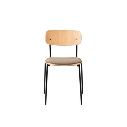 FDB Mbler J182 Holmen Stabelstol Grain Taupe