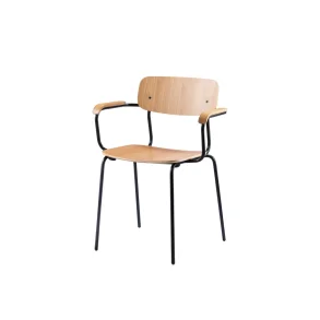 FDB M�bler J183 Holmen Stabelstol m. arml�n St�l Eg