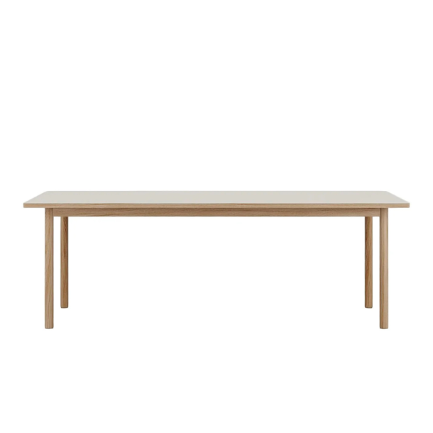 WB Manufaktur ESSENTIAL OAK spisebord 220 � 90 cm - Mushroom 