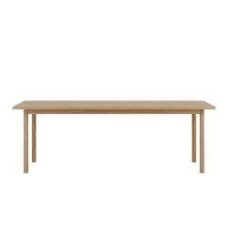 WB Manufaktur ESSENTIAL OAK spisebord 220 � 90 cm - Egetr�s fin�r 