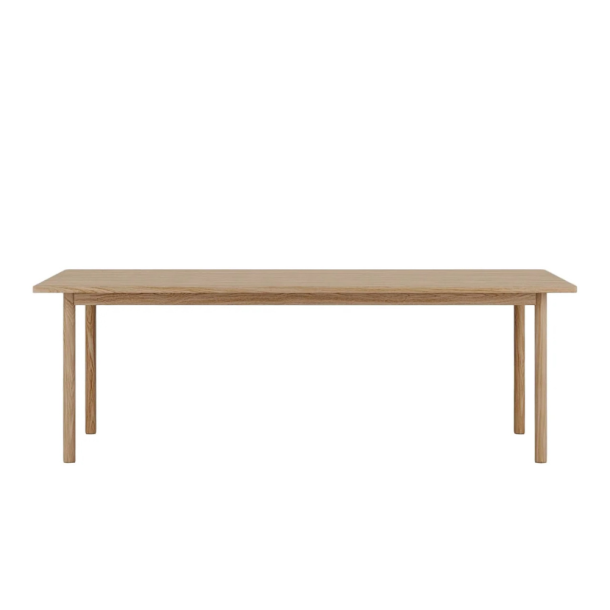 WB Manufaktur ESSENTIAL OAK spisebord 220 � 90 cm - Egetr�s fin�r 