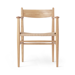 Carl Hansen &amp; S�n CH37 spisebordsstol med arml�n designet af Hans J. Wegner