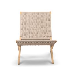 Carl Hansen &amp; Sn MG501 Outdoor Cubastolen fladvvet reb - sesame