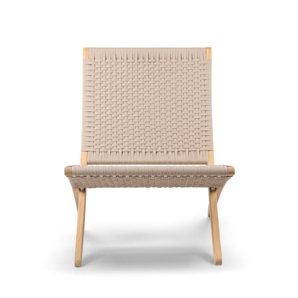 Carl Hansen &amp; Sn MG501 Outdoor Cubastolen fladvvet reb - sesame