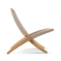 Carl Hansen &amp; Sn MG501 Outdoor Cubastolen fladvvet reb - sesame