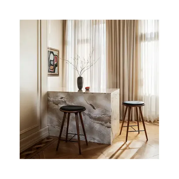 Mater High Stool Mrk bejdse 74cm