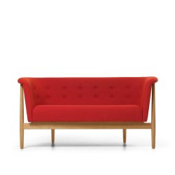 Carl Hansen &amp; S�n ND52-2 Vita 2 pers. sofa af Nanna Ditzel Eg olie, Sisu 0645