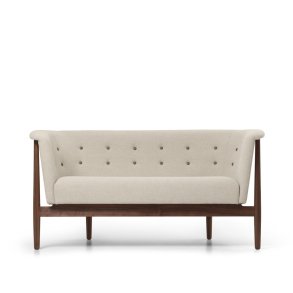 Carl Hansen & S�n ND52-2 Vita 2 pers. sofa af Nanna Ditzel Hallingdal 65 200, Sif 95