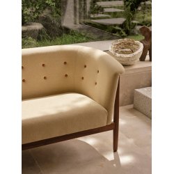 Carl Hansen &amp; S�n ND52-2 Vita 2 pers. sofa af Nanna Ditzel Hallingdal 65 200, Sif 95