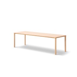 Fredericia Furniture Piloti Wood sofabord, 120x39, H:35 cm af Hugo Passos