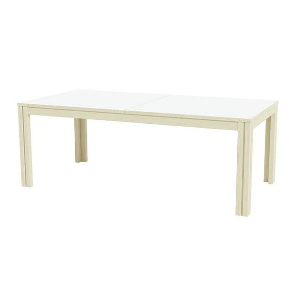 Skovby - SM 24 spisebord, hvid laminat
