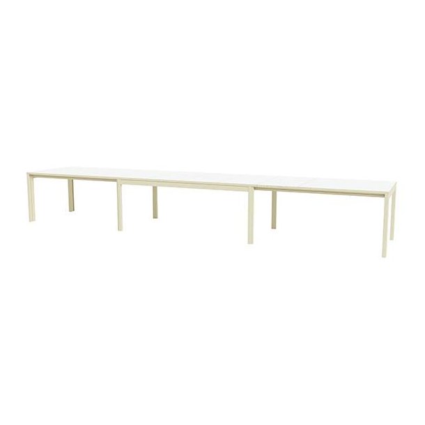 Skovby - SM 24 spisebord, hvid laminat