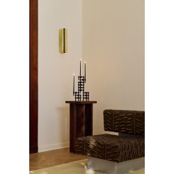 STOFF Nagel Lysestage Sort