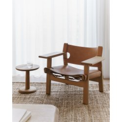 Fredericia furniture Den Spanske Stol af B�rge Mogensen Cognac l�der / Eg s�be 