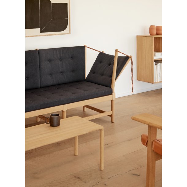 Fredericia Furniture Piloti Wood sofabord, 120x39, H:35 cm af Hugo Passos