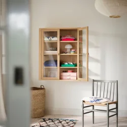 A90 v�gh�ngt vitrineskab 107 cm, 