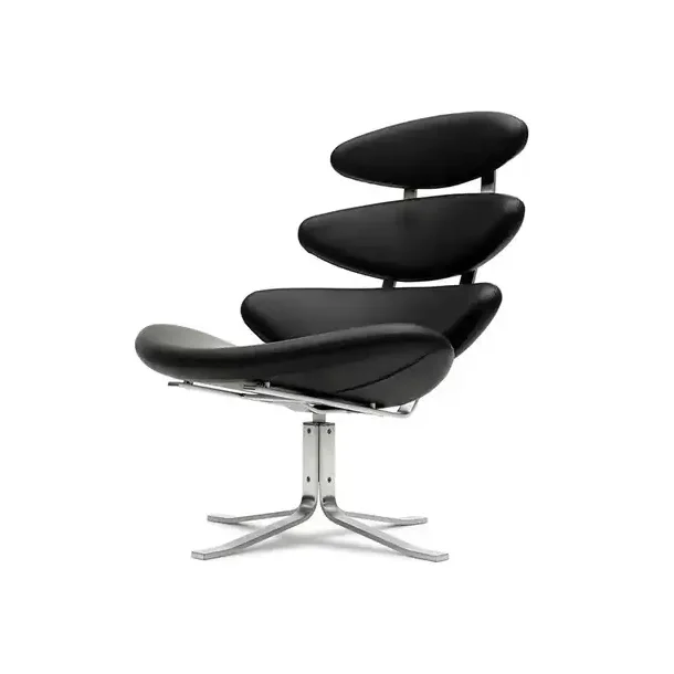 Fredericia Furniture Corona stol i Sort lder