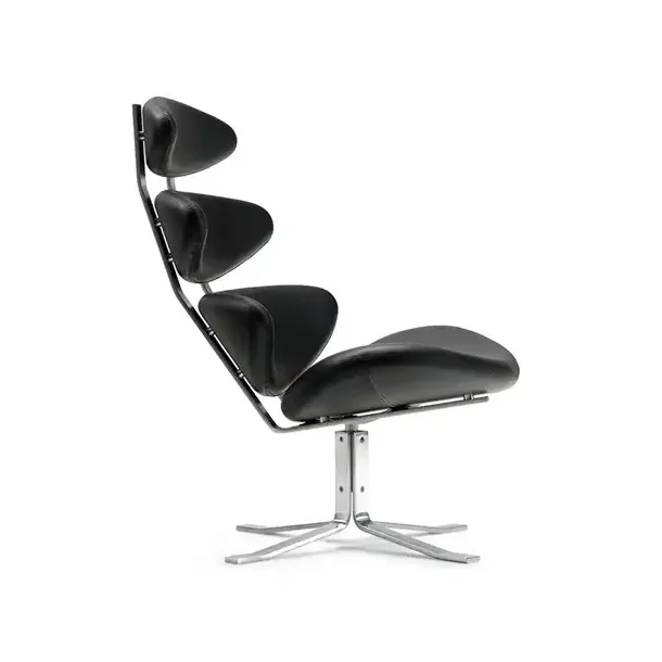 Fredericia Furniture Corona stol i Sort lder