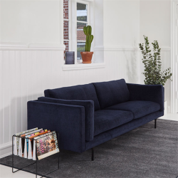 Nielaus Havana Sofa i M�rkebl� Comback stof 