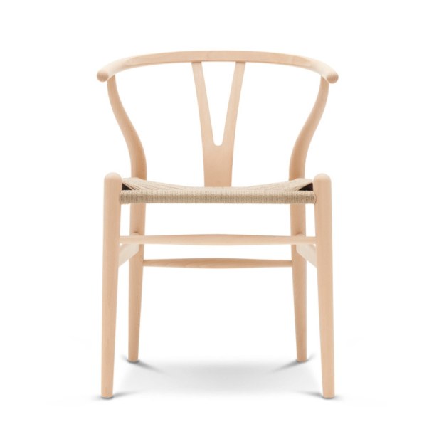 Carl Hansen &amp; S�n Y-stolen CH24 af Hans J. Wegner, s�bebehandlet b�g og naturflet