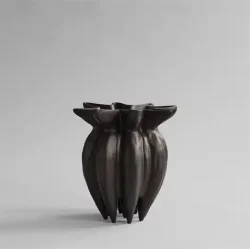 101 Copenhagen Lotus Vase, Mini - Coffee