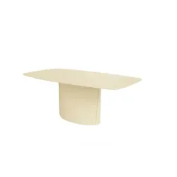 Skovby SM117 Spisebord eg hvidolie finer med indbygget udtrk. 