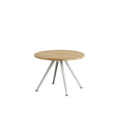 Pyramid Caf&eacute; Table, rundt cafebord i eg, 70 cm