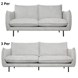 Milano 2-personers og 3-personers Sofa St