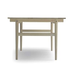 Carl Hansen &amp; Sn CH327 spisebord af Hans J. Wegner, 190 x 95 cm Eg, hvidolieret