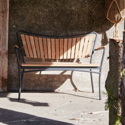 Mandalay Marguerit havebnk L112 Antracit