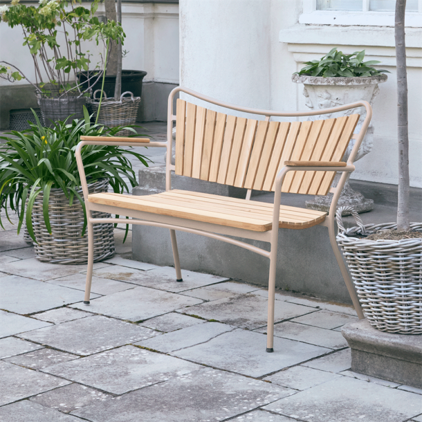 Mandalay Marguerit havebnk L112 - taupe