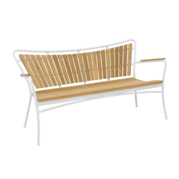 Mandalay Marguerit loungesofa  3 pers L143, hvid