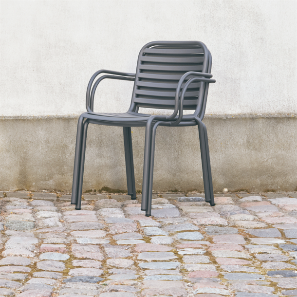 Mandalay Ivy Pipe havestol, antracit