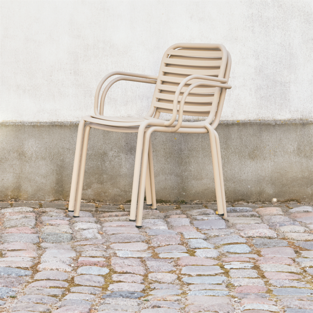 Mandalay Ivy Pipe havestol, taupe