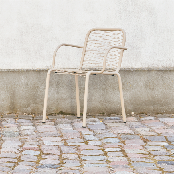 Mandalay Ivy Wire havestol, taupe 